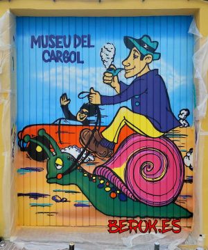 Graffiti Museu Del Cargol Lleida 300x100000